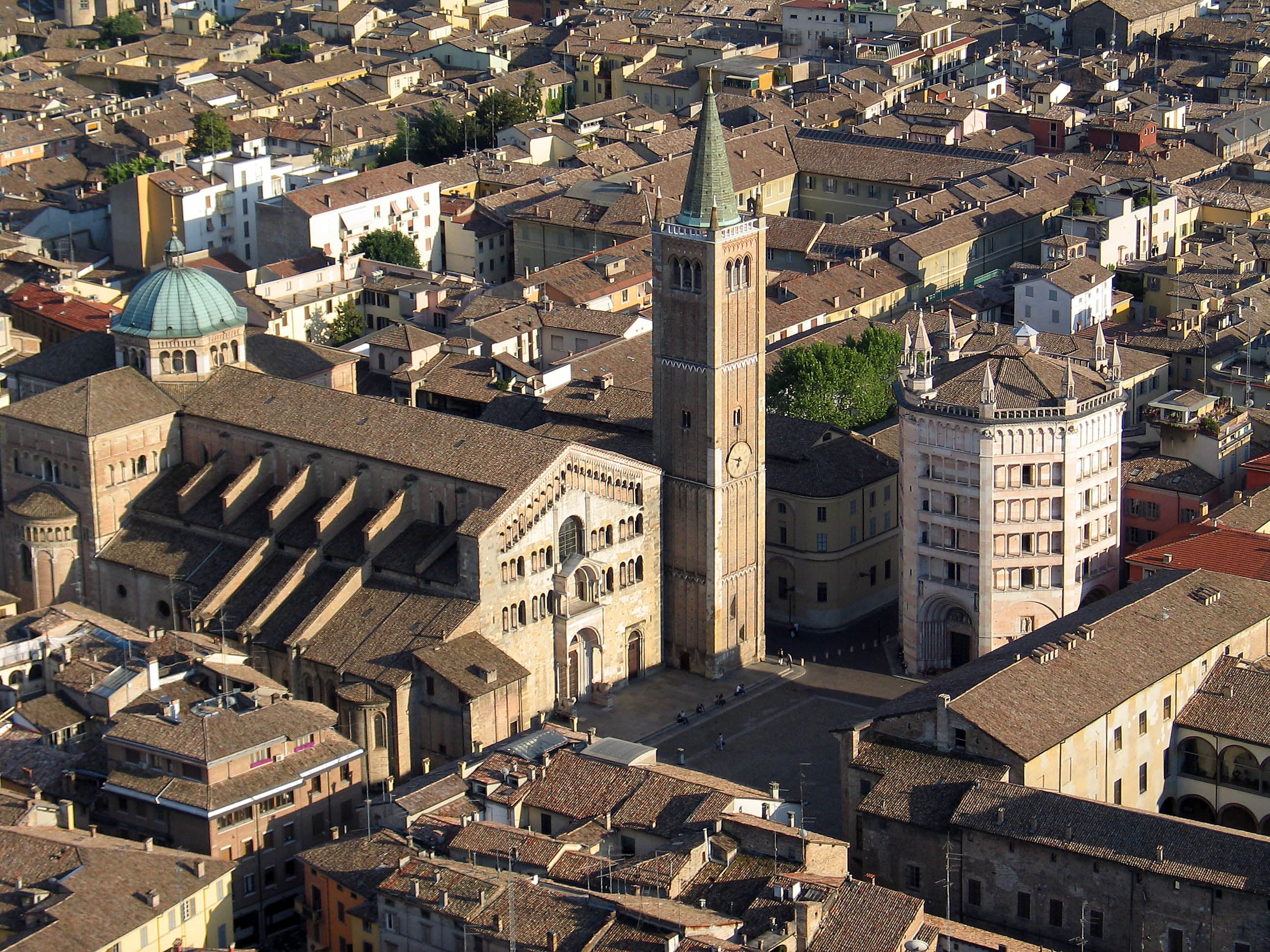 Vista aerea di Parma