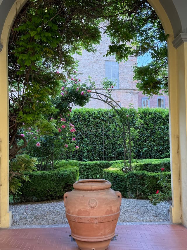 Cortile interno dello studio A.T. Consulting Parma